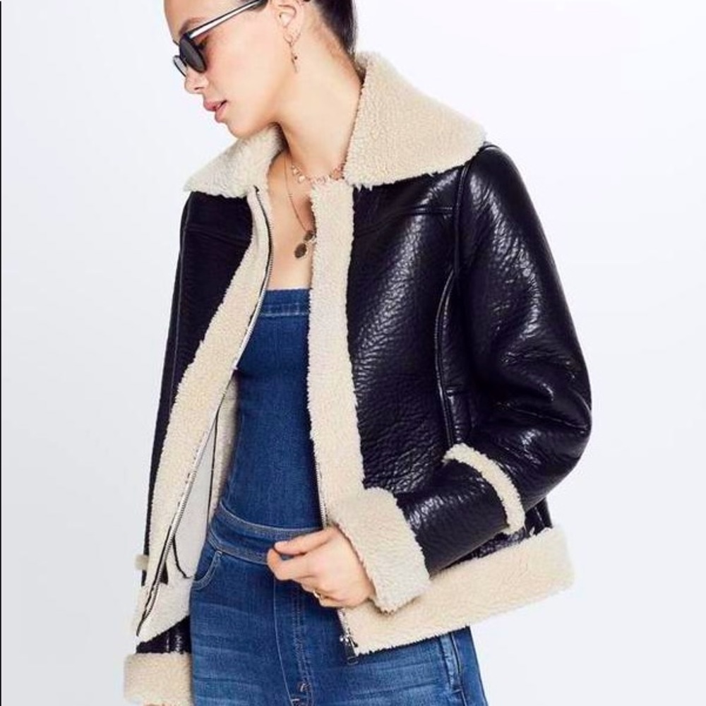 Vegan Leather Jacket - Picture 2 of 5